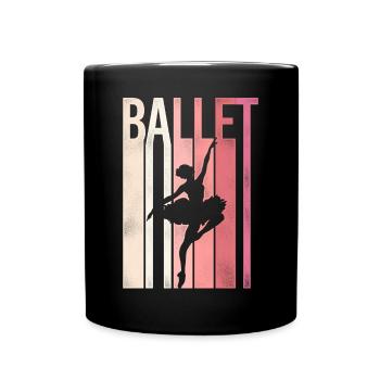 Ballet Dancer Dance Girl Ballerina - Tasse einfarbig - Schwarz - Vorne