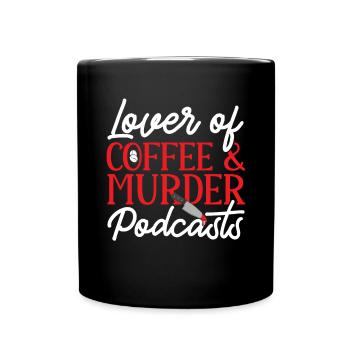 Wahre Verbrechen Podcaster True Crime Podcast - Tasse einfarbig - Schwarz - Vorne