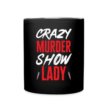Wahre Verbrechen Podcaster True Crime Podcast - Full Colour Mug - black - Front