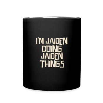 I'm Jaiden doing Jaiden things - Full Colour Mug - black - Front