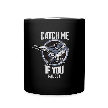 Faucon Fauconnerie Fauconnerie Faucon Chasseur de faucons Sports de loisir - Mug uni - noir - Devant