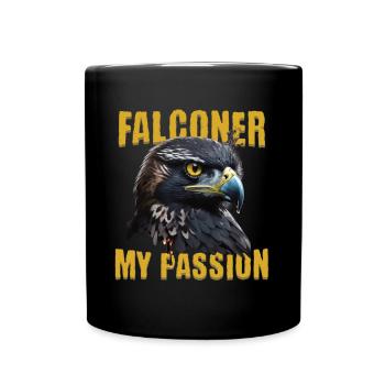 Faucon Fauconnerie Fauconnerie Faucon Chasseur de faucons Sports de loisir - Mug uni - noir - Devant