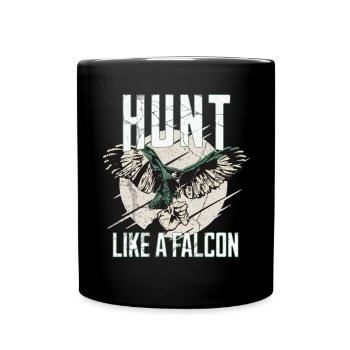 Faucon Fauconnerie Fauconnerie Faucon Chasseur de faucons Sports de loisir - Mug uni - noir - Devant