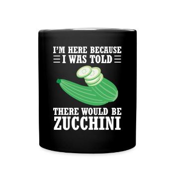 Courgette - Full Colour Mug - black - Front