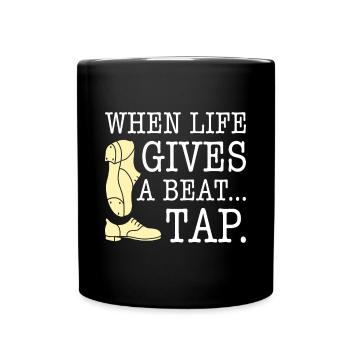 Tap Dancer Tap Dance Shoes Tap Dance Instructor - Full Colour Mug - black - Front