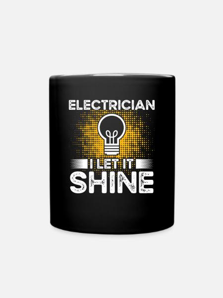 Électricien électricien Let Ingénieur électricien - Mug uni - noir