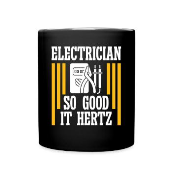 Électricien si bon Hertz Ingénieur électricien - Mug uni - noir - Devant