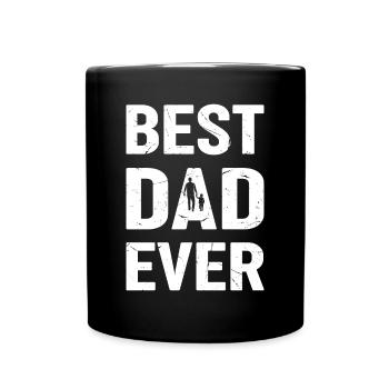 Fête des pères - Meilleur papa de tous les temps - Mug uni - noir - Devant
