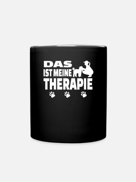 Hundezubehör Pudel Hundebesitzer - Tasse einfarbig - Schwarz