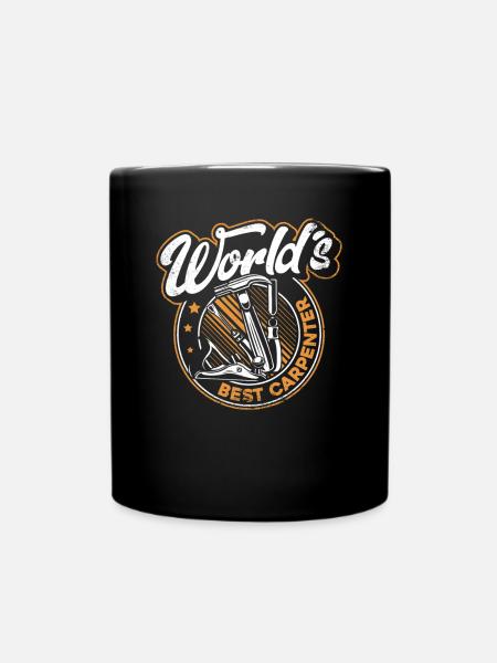 Le meilleur menuisier du monde Menuisier Technicien en bois - Mug uni - noir