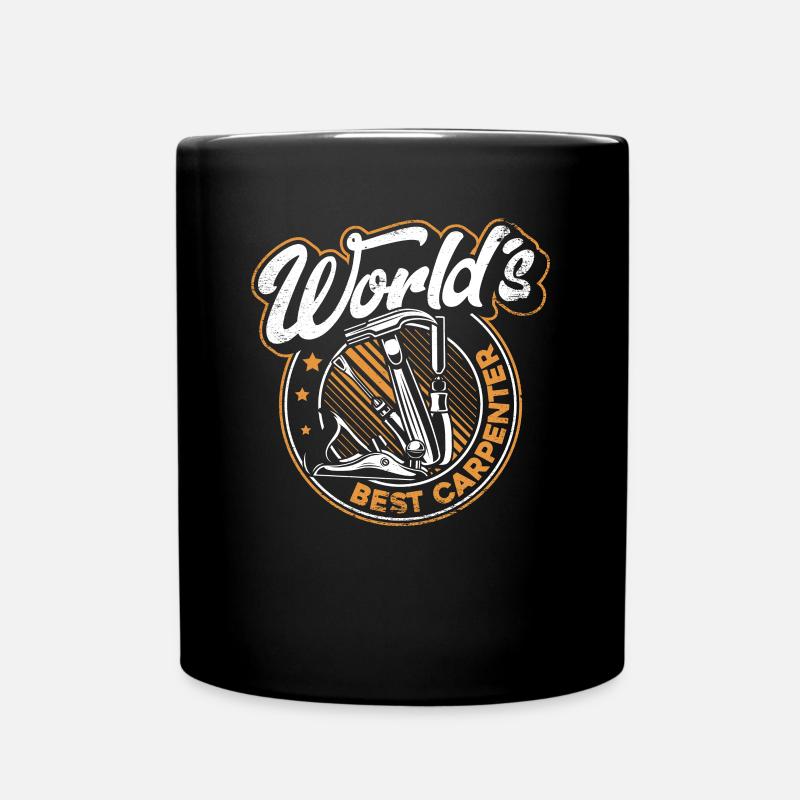 Le meilleur menuisier du monde Menuisier Technicien en bois - Mug uni - noir