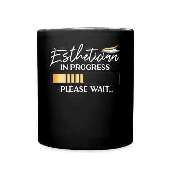 Cute Licensed Esthetician Skincare - Tasse einfarbig - Schwarz - Vorne