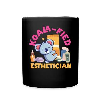 Cute Licensed Esthetician Skincare - Tasse einfarbig - Schwarz - Vorne
