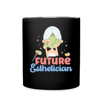 Cute Licensed Esthetician Skincare - Tasse einfarbig - Schwarz - Vorne