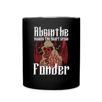 Satan Beelzebub Teufel Gothic Pentagram Mystisch - Tasse einfarbig - Schwarz - Vorne