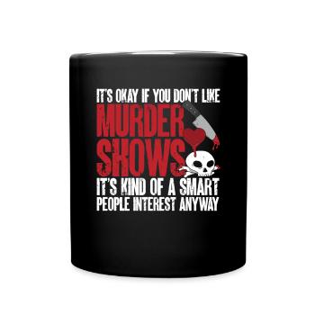 Wahre Verbrechen Podcaster True Crime Podcast - Full Colour Mug - black - Front
