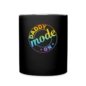 Daddy Mode On - Idées amusantes pour la fête des pères - Mug uni - noir - Devant