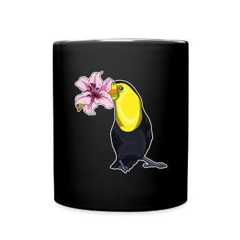 Lys toucan - Mug uni - noir - Devant