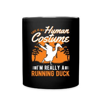 Costume de canard d’Halloween - Mug uni - noir - Devant