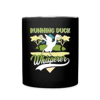 Running Duck Whisperer Running Duck - Mug uni - noir - Devant