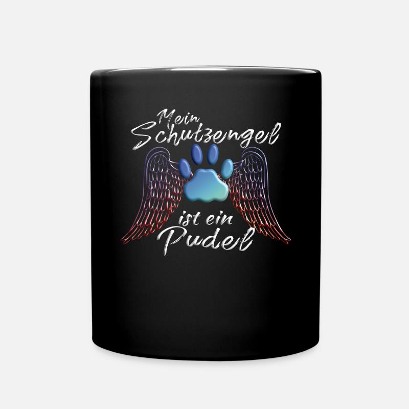 Hundezubehör Pudel Hundebesitzer - Tasse einfarbig - Schwarz
