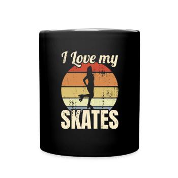 Roller skaters - Full Colour Mug - black - Front