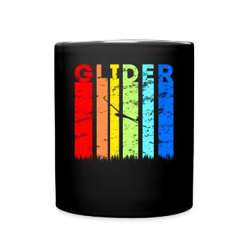 Idée de pilote de planeur de planeur - Mug uni - noir - Devant