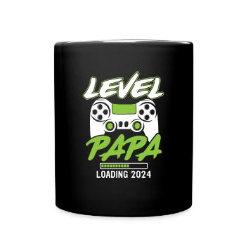 Papa Level Loading 2024 - Full Colour Mug - black - Front