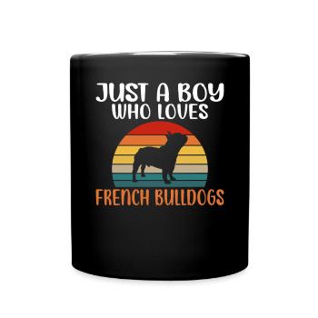 French Bulldog Gifts - Full Colour Mug - black - Front