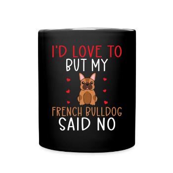 French Bulldog Gifts - Full Colour Mug - black - Front