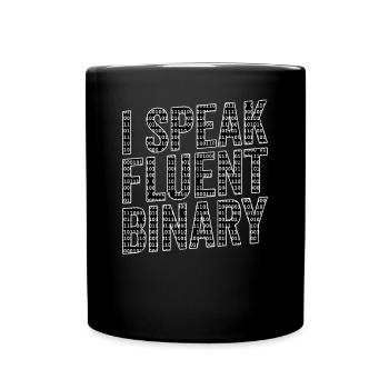 Robotique parlant couramment Ingénieur en robotique binaire - Mug uni - noir - Devant