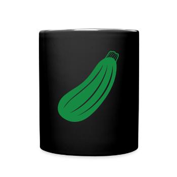 Courgette - Full Colour Mug - black - Front