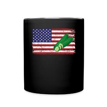 Courgette - Full Colour Mug - black - Front