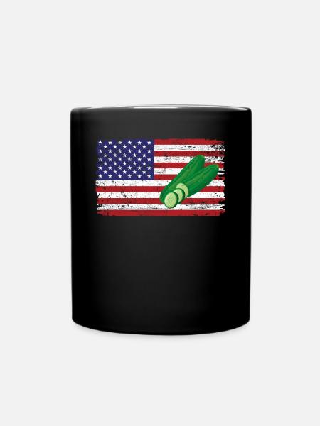 Zucchini - Tasse einfarbig - Schwarz