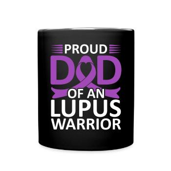 Ich Trage Lila Für Lupus Awareness Lupus Warrior - Tasse einfarbig - Schwarz - Vorne