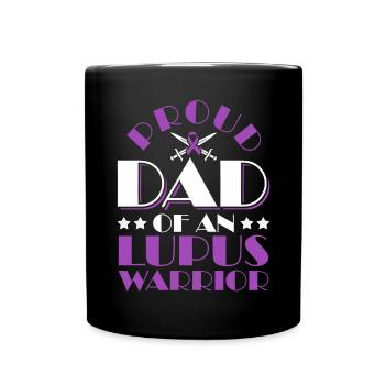 Ich Trage Lila Für Lupus Awareness Lupus Warrior - Tasse einfarbig - Schwarz - Vorne