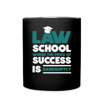 Juris Doctor Jurisprudence Law Attorney Lawyer - Full Colour Mug - black - Front