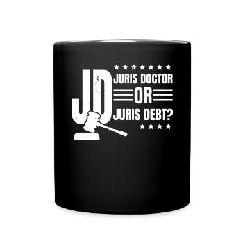 Juris Doctor Jurisprudence Droit Avocat Avocat - Mug uni - noir - Devant