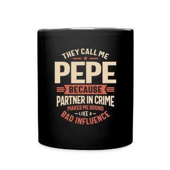Pepe - Partner in Crime, Not a Bad Influence - Full Colour Mug - black - Front
