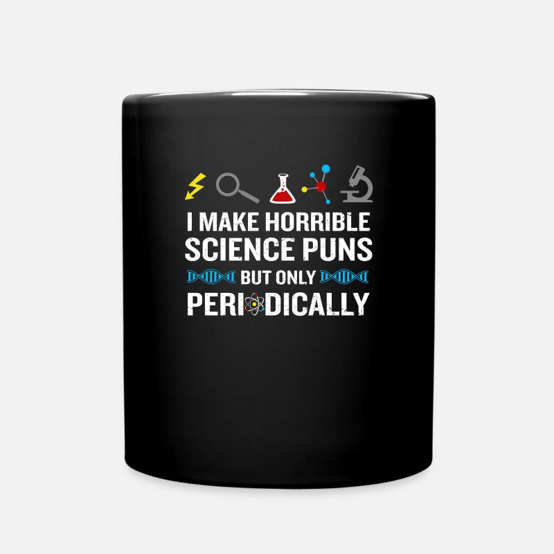 Science Chemistry Biology Teacher Physics - Full Colour Mug - black