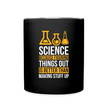 Science Chemistry Biology Teacher Physics - Full Colour Mug - black - Front