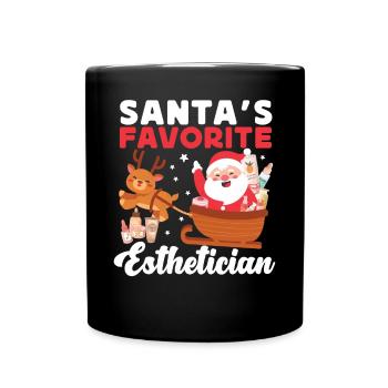 Cute Licensed Esthetician Skincare - Tasse einfarbig - Schwarz - Vorne