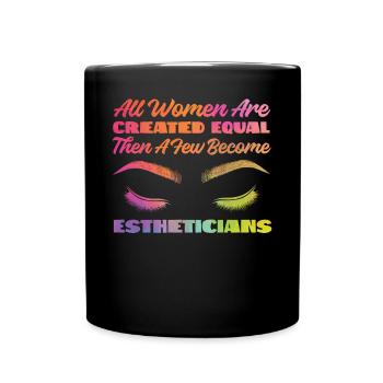 Cute Licensed Esthetician Skincare - Tasse einfarbig - Schwarz - Vorne