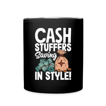 Cash Stuffers Saving in Style Budgeting Hack - Mug uni - noir - Devant