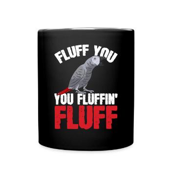 Graupapagei Perroquet gris d’Afrique Papagei - Mug uni - noir - Devant
