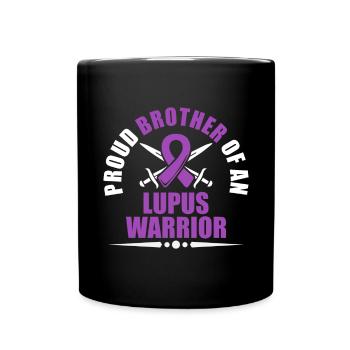 Lupus Consciousness Proud Brother One - Full Colour Mug - black - Front