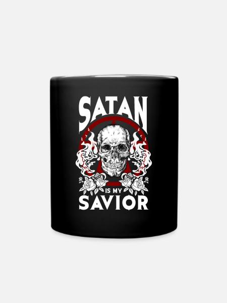Drôle de satanisme satanique - Mug uni - noir