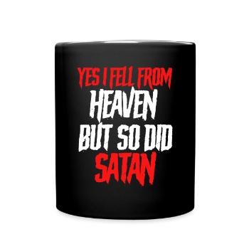 Funny Satanism Satan - Full Colour Mug - black - Front