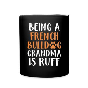 French Bulldog Gifts - Full Colour Mug - black - Front