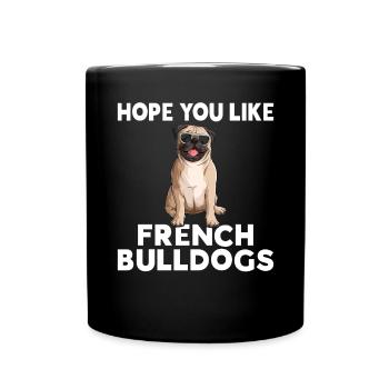 French Bulldog Gifts - Full Colour Mug - black - Front